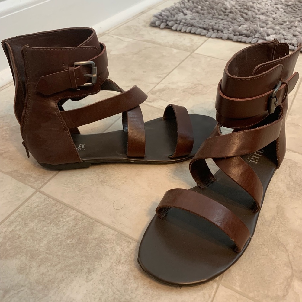 Brown sandals